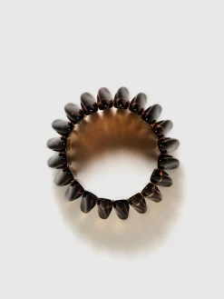 COMMENSE Rings & Bracelets|Accessories^Acrylic Resin Bracelet Brown