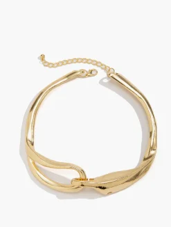 COMMENSE Accessories^Asymmetrical Chunky Choker Gold