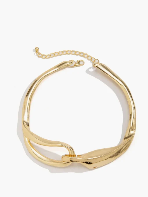 COMMENSE Accessories^Asymmetrical Chunky Choker Gold