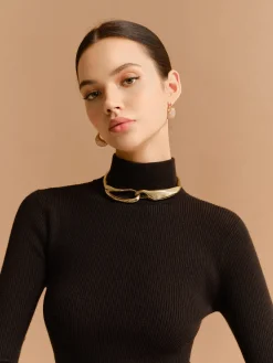 COMMENSE Accessories^Asymmetrical Chunky Choker Gold