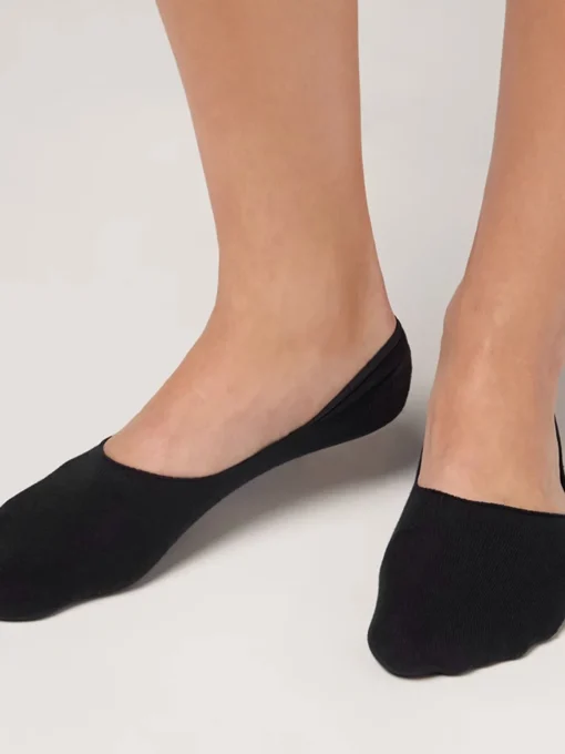 COMMENSE Socks & Tights|Accessories^Basic Cotton Blends Socks Black