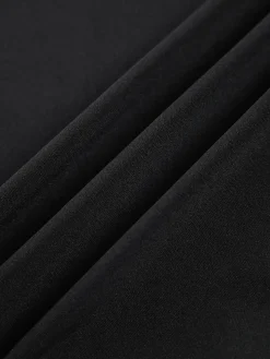 COMMENSE Black Dresses|Casual Dresses^Blazer V-Neck Buttoned Short Dress Black