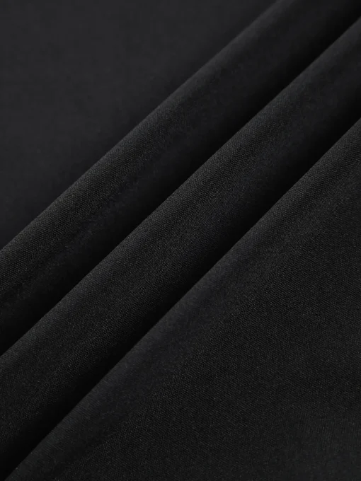 COMMENSE Black Dresses|Casual Dresses^Blazer V-Neck Buttoned Short Dress Black