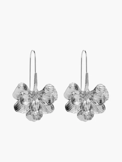 COMMENSE Earrings|Accessories^Blooming Flower Earnings Golden