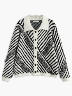 COMMENSE Cardigans|Sweaters & Cardigans^Boheme Button Lapel Cardigan Black