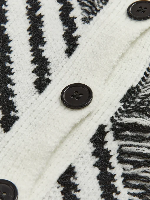 COMMENSE Cardigans|Sweaters & Cardigans^Boheme Button Lapel Cardigan Black