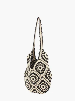 COMMENSE Bags|Accessories^Boheme Knitting Hobo Bag Khaki