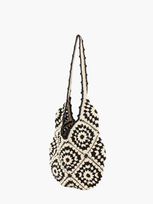 COMMENSE Bags|Accessories^Boheme Knitting Hobo Bag Khaki
