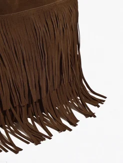 COMMENSE Bags|Accessories^Boheme Tassel Hobo Bag DarkBrown