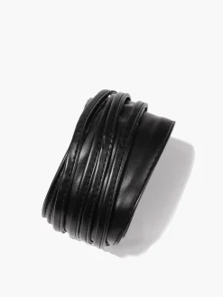 COMMENSE Belts & Chain|Accessories^Bow Wide Waist Belt Black