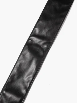 COMMENSE Belts & Chain|Accessories^Bow Wide Waist Belt Black