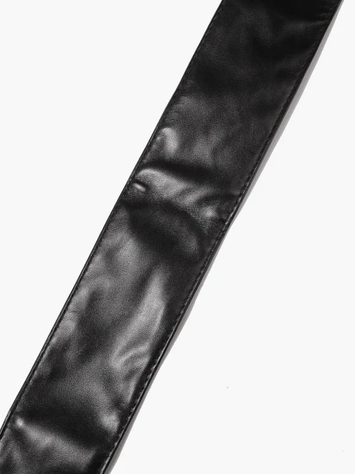 COMMENSE Belts & Chain|Accessories^Bow Wide Waist Belt Black