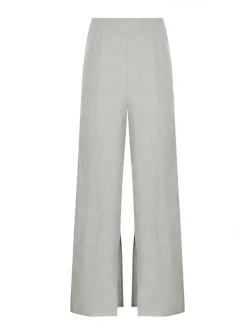 COMMENSE Pants Sets|Matching Sets^Button Split Sleeveless Pants Set Grey