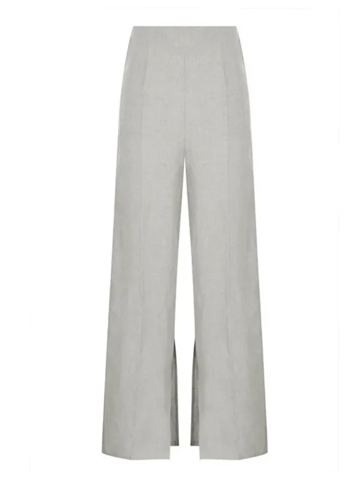 COMMENSE Pants Sets|Matching Sets^Button Split Sleeveless Pants Set Grey