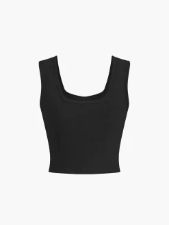 COMMENSE Tank Tops & Camis|Tops^Casual Bow Tank Top Black