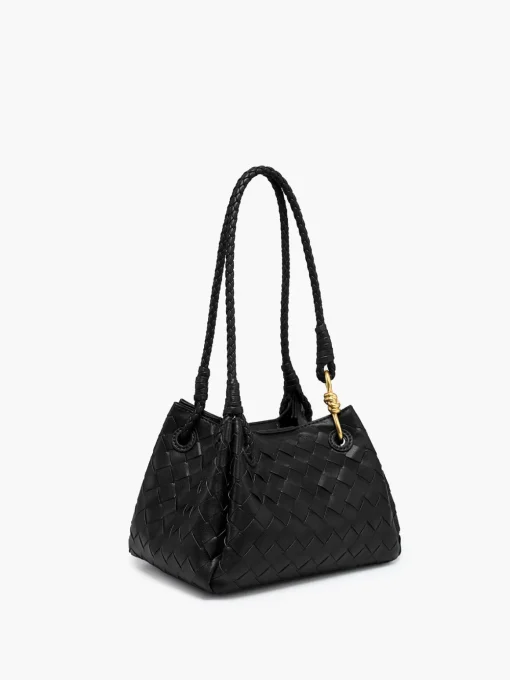 COMMENSE Bags|Accessories^Chic Woven Bucket Bag Black