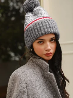 COMMENSE Hair Claws & Hats|Accessories^Christmas Knitted Warm Beanie Grey