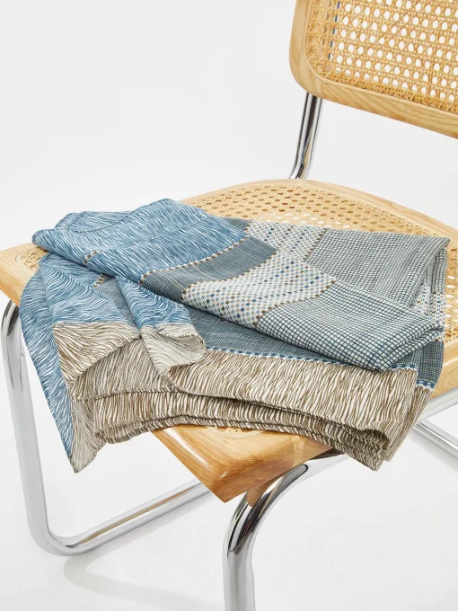 COMMENSE Accessories^Color Block Versatile Scarf Grey