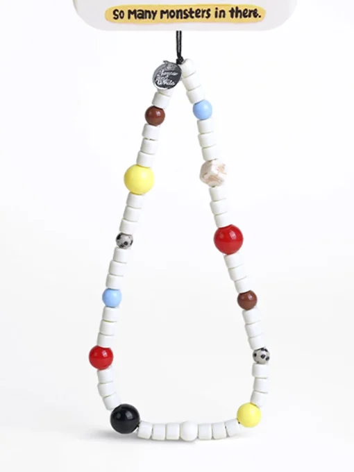 COMMENSE Accessories^Colorful Beaded Phone Lanyard Multicolor