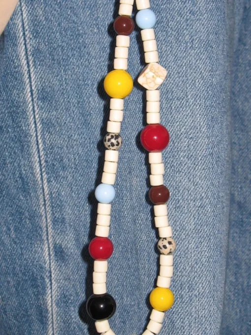 COMMENSE Accessories^Colorful Beaded Phone Lanyard Multicolor