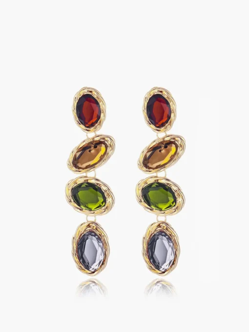 COMMENSE Earrings|Accessories^Colorful Rhinestone Earrings Multicolor