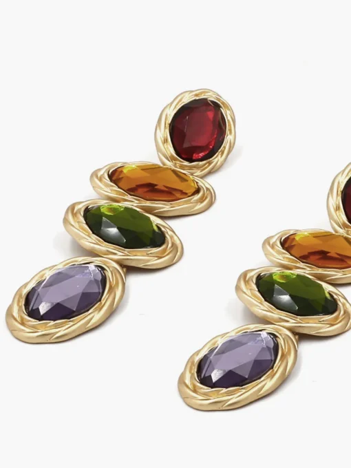 COMMENSE Earrings|Accessories^Colorful Rhinestone Earrings Multicolor