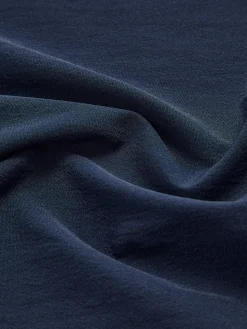 COMMENSE Pants|Bottoms^Contrast Piping Drawstring Pants Blue