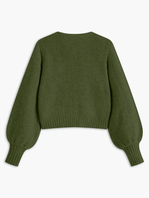 COMMENSE Sweater Tops|Sweaters & Cardigans^Crew Neck Bow Knit Top Grey