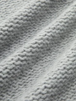 COMMENSE Sweater Tops|Sweaters & Cardigans^Crew Neck Bow Knit Top Grey