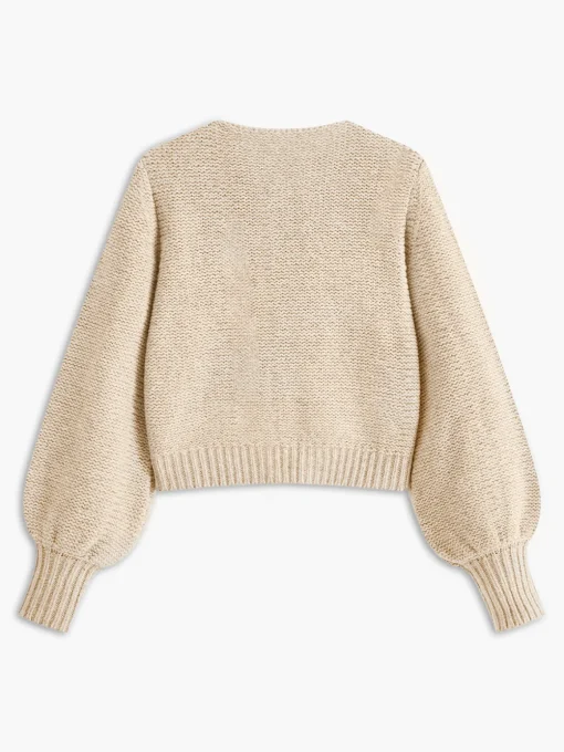 COMMENSE Sweater Tops|Sweaters & Cardigans^Crew Neck Bow Knit Top Grey