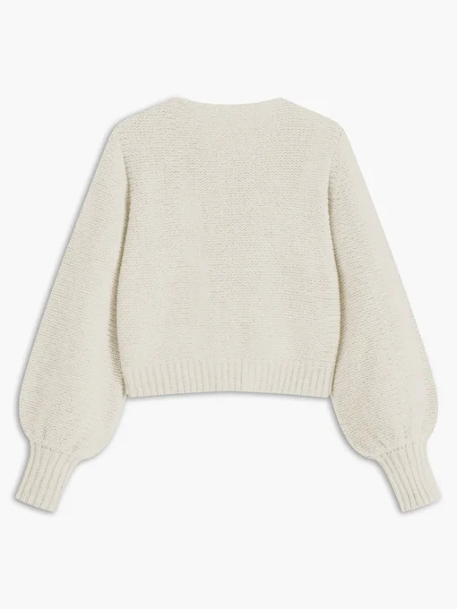 COMMENSE Sweater Tops|Sweaters & Cardigans^Crew Neck Bow Knit Top Grey