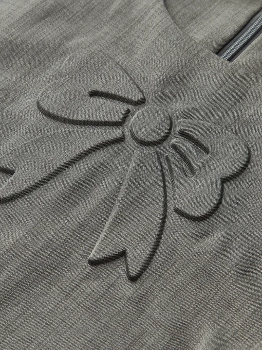 COMMENSE Casual Dresses|Short Dresses^Crew Neck Panel Pleated Tank Dress Grey