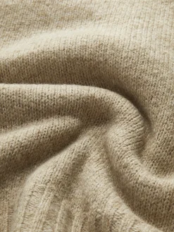 COMMENSE Sweater Tops|Sweaters & Cardigans^Crew Neck Strawberry Warm Sweater Apricot