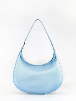 COMMENSE Bags|Accessories^3D Flower Zipper Crescent Bag LightBlue
