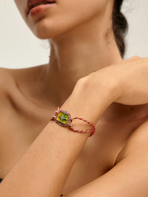 COMMENSE Rings & Bracelets|Accessories^Double Cord Boheme Bless Bracelet Multicolor