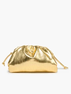 COMMENSE Bags|Accessories^Drawstring en Cloud Bag Gold