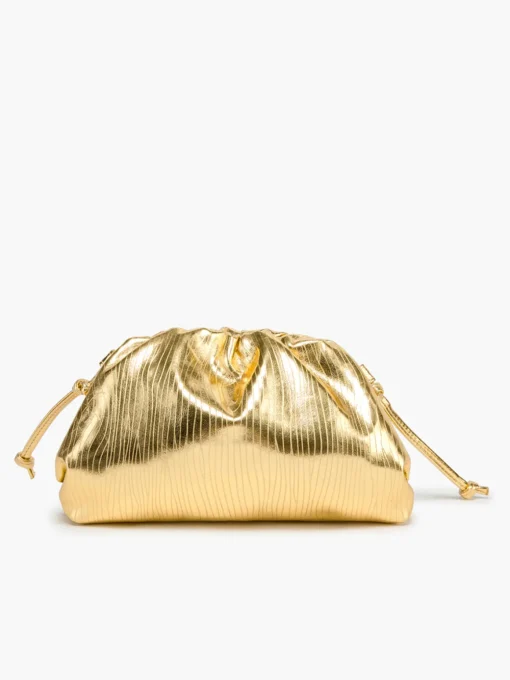 COMMENSE Bags|Accessories^Drawstring en Cloud Bag Gold