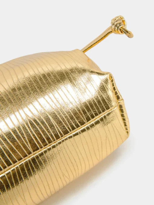 COMMENSE Bags|Accessories^Drawstring en Cloud Bag Gold