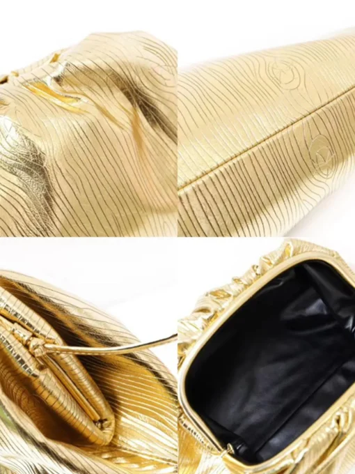 COMMENSE Bags|Accessories^Drawstring en Cloud Bag Gold