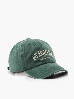 COMMENSE Hair Claws & Hats|Accessories^Embroidered Letters Cap Green