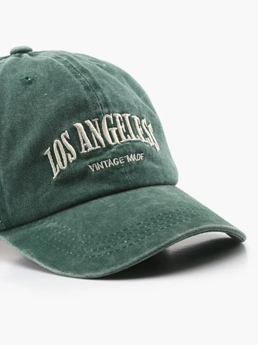 COMMENSE Hair Claws & Hats|Accessories^Embroidered Letters Cap Green