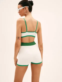 COMMENSE Swimwear|Matching Sets^Emerald Contrast Bikini Bottom Green