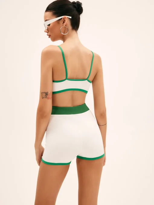 COMMENSE Swimwear|Matching Sets^Emerald Contrast Bikini Bottom Green