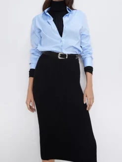 COMMENSE Belts & Chain|Accessories^Essential Leather Belt Black