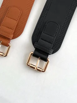 COMMENSE Belts & Chain|Accessories^Faux Leather Buckle Corset Belt Black