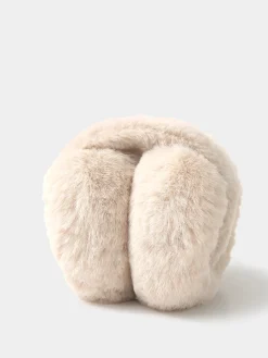 COMMENSE Hair Claws & Hats|Accessories^Faux-Fur Earmuffs Beige