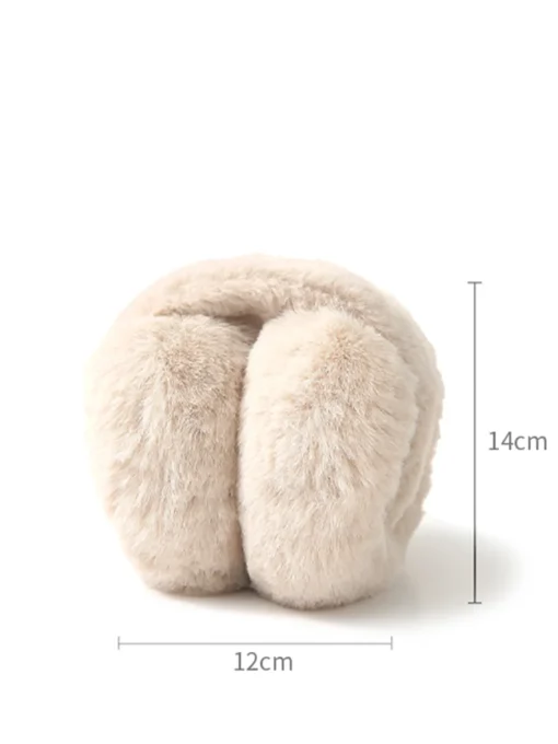 COMMENSE Hair Claws & Hats|Accessories^Faux-Fur Earmuffs Beige