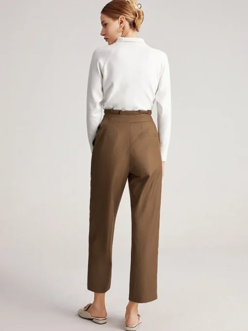 COMMENSE Wide Leg|Pants^Feeling Free Wide Leg Dress Pants Brown
