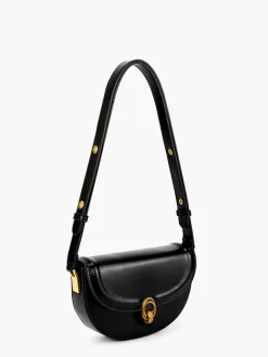 COMMENSE Bags|Accessories^Flap Magnet Closure Shoulder Bag Black