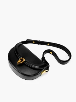 COMMENSE Bags|Accessories^Flap Magnet Closure Shoulder Bag Black